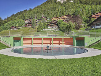 Preserving Heritage Hues: KEIM Paint Restoration in Adelboden Swimming Pool